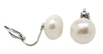 Natural Freshwater Pearl Clip On Earring Stud
