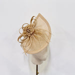Gold Teardrop Fascinator