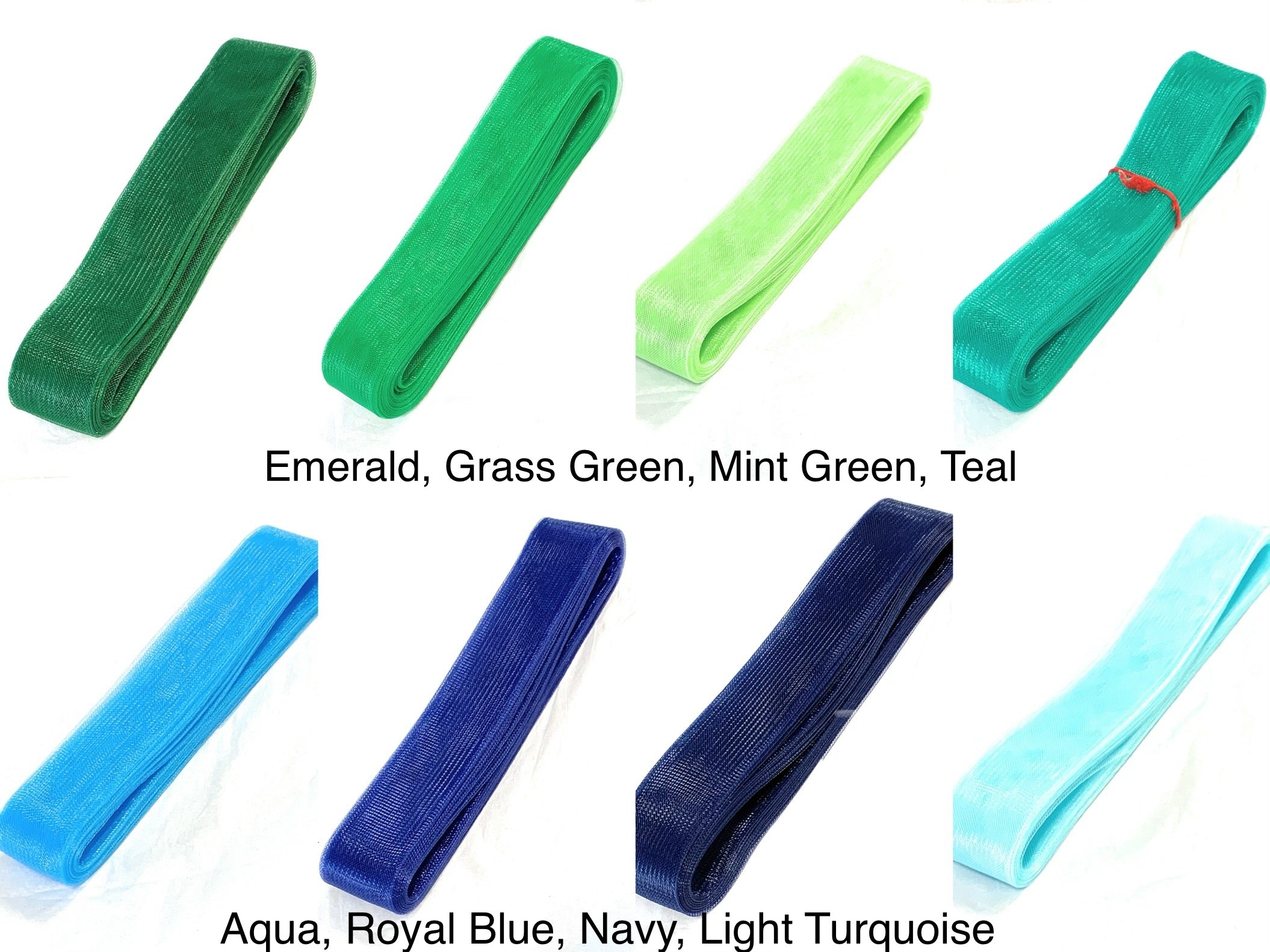 Barig Ribbons Caprilite UK Online | 20m Polyester Stiff Horsehair Braid Mesh Ribbons ...
