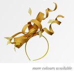 Caprilite Swirl Loop Sinamay Headband Fascinator for Women Wedding Ascot Races