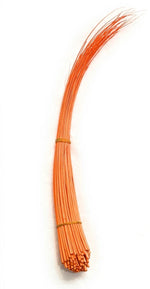 1 x Long Stripped Ostrich Quill Spine Feather for Millinery – 45–55cm