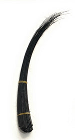 1 x Long Stripped Ostrich Quill Spine Feather for Millinery – 45–55cm