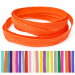 Sinamay bias tape strips in assorted colours, 10mm wide and 1.6m long 2