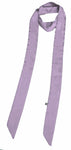Women Skinny Scarf Satin Faux Silk Long Slim Ribbon Thin Fashion Ladies Scarves[Purple Lilac]