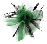Emerald Green Butterfly Fascinator on Comb Headband or Clip