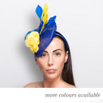 The Sinamay Rose - Mixed Colour Fascinator