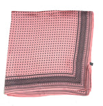 70cm x 70cm Foulard carré rose foulard grec mince soyeux femmes été printemps