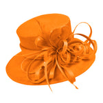 Caprilite Large Ladies Occasion Hats for Weddings Brim Top