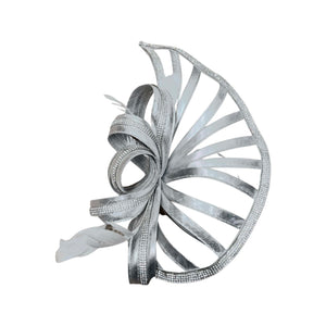 Caprilite UK Online Sparkly Silver Crystal Diamante Fascinator