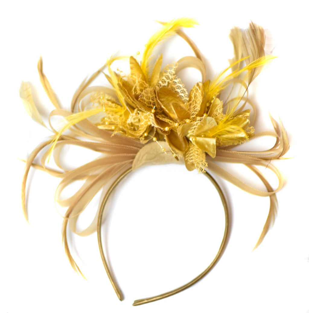 Caprilite UK Online | Gold Fascinator Hats and Hatinators for Weddings UK Caprilite UK Online | Gold Fascinator Hats and Hatinators for Weddings UK