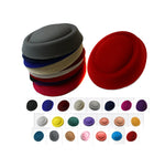 Fascinator Base - Felt Like Pillbox Stewardess Hat