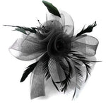 Black The Butterfly Fascinator on Comb