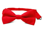 Classic Mens Womens Clip-On Banded Bow Tie Pre Tied Plain Dickie Bowtie