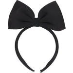 Super Cute Girls Ladies Large Bow Headband - Black