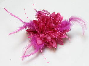 50 x Fuchsia Flower Fascinator